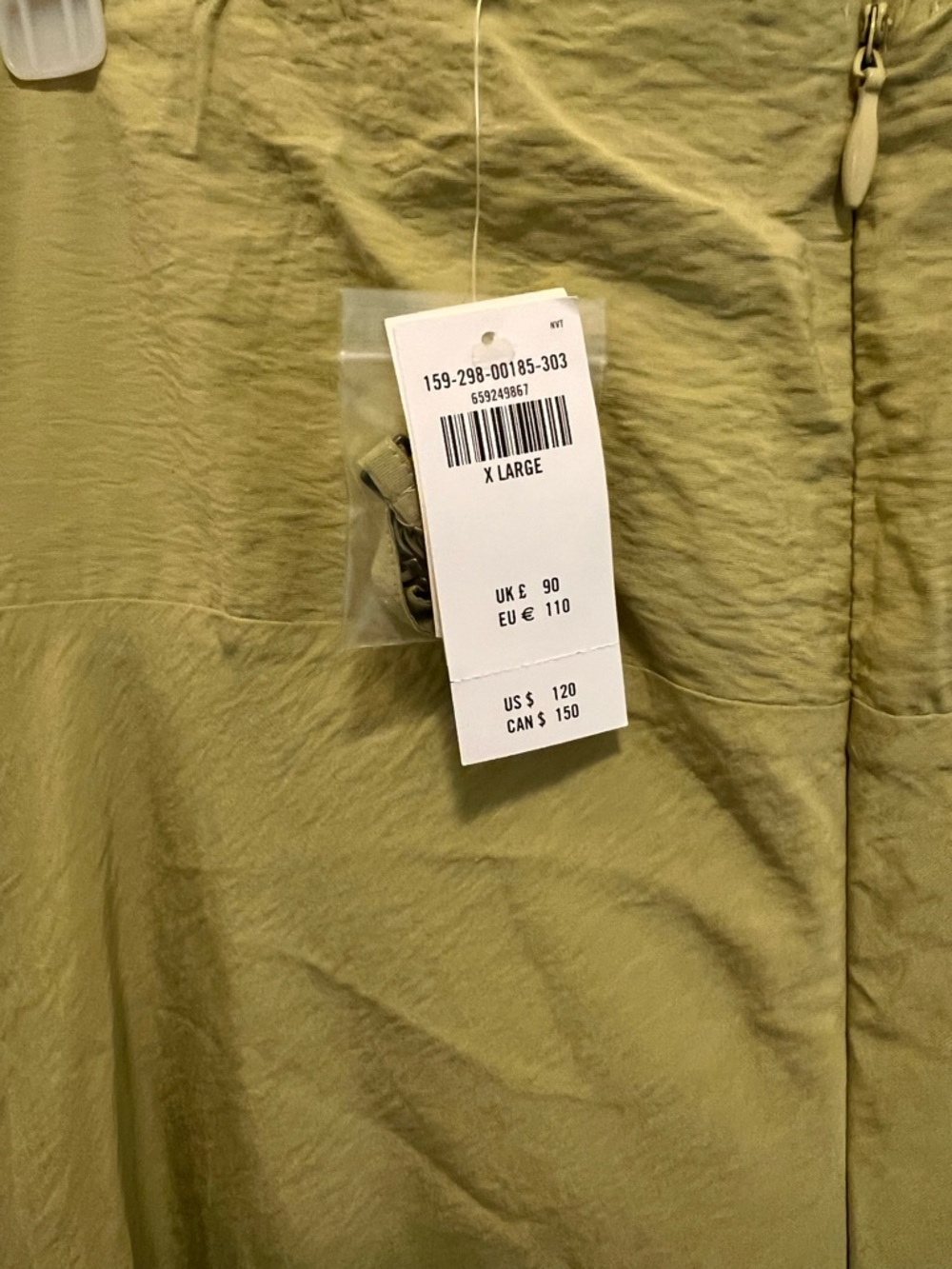 Abercrombie & Fitch Strapless Twist-Front Maxi Dress - Sage Green - Picture 8 of 8
